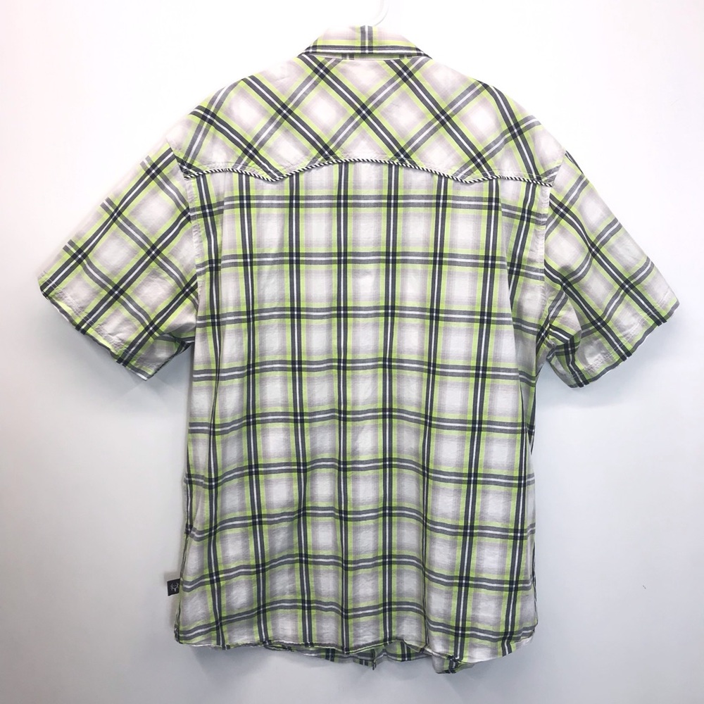 Bone Collector Men Pearl Snap Western Short Sleeve Shirt Size XXL Country - Picture 5 of 7